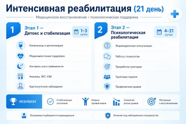 Реабилитация за 21 день в Красноярске
